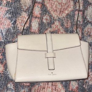 Kate Spade Cream Textured Crossbody